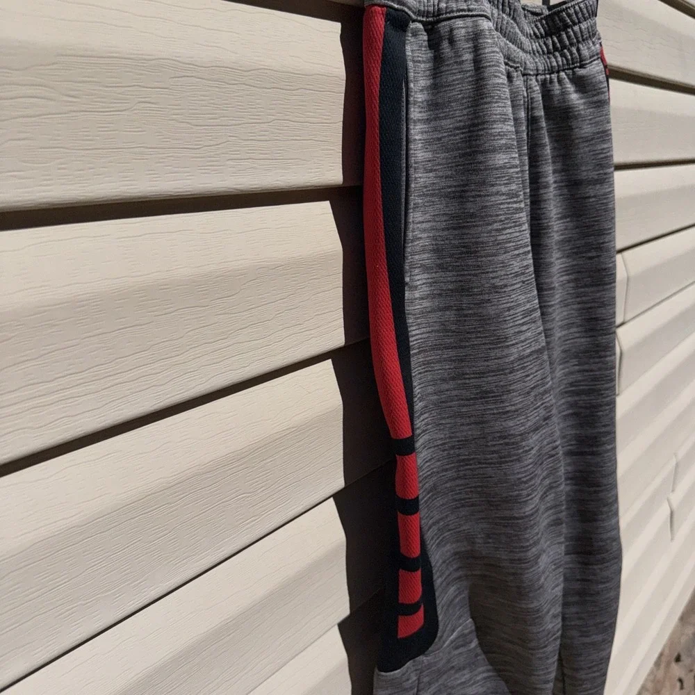 Nike Elite‎ Big Kids' Basketball Pants   Size Large Light Grey